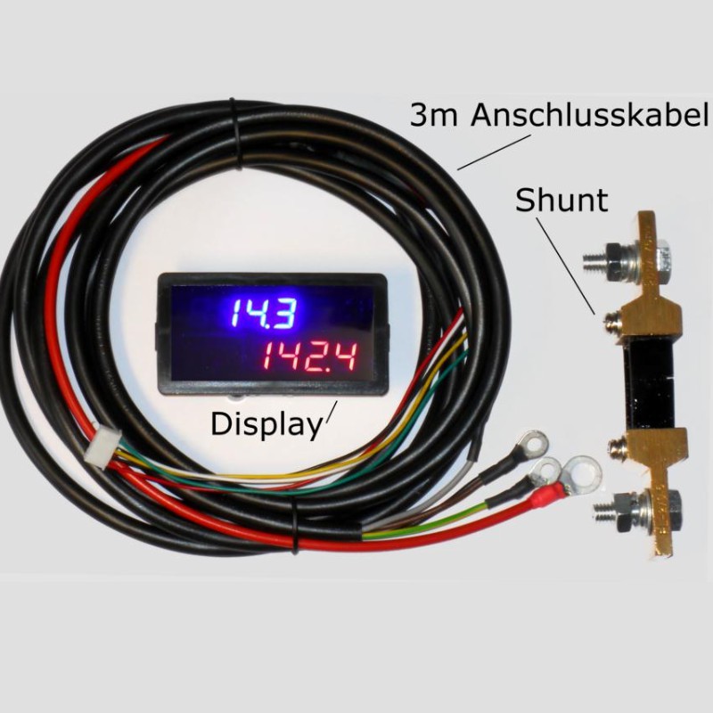 MicroCharge Batteriemonitor 'Duo', Lieferumfang MicroCharge Batteriemonitor 'Duo', Lieferumfang