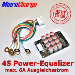 Der neue 12V/4S Power-Equalizer: Super kompakt und leistungsstark!