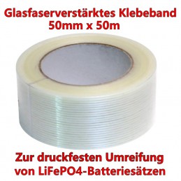 Glasfaserverstärktes Filement-Klebeband 50mm x 50m