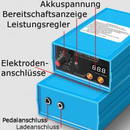 Bedienelemente und Anschlüsse des 5000W-Punktschweißgerätes