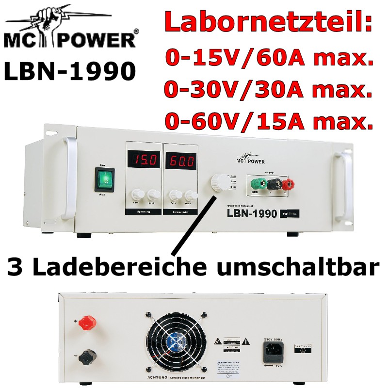 Die Universal-Wuchtbrumme, auch für große Batterien mit bis zu 48V Nennspannung.