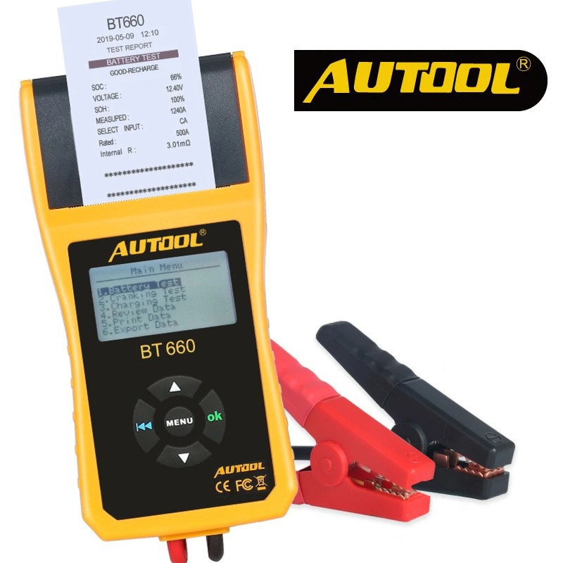 Werkstatt-Batterietester mit Drucker Werkstatt-Batterietester mit Drucker
