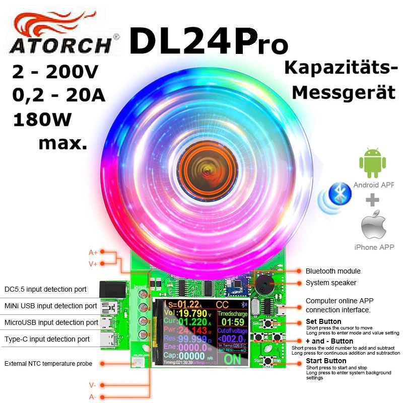 Der 180W-Kapazitätstester für Hobby und Werkstatt. Der 180W-Kapazitätstester für Hobby und Werkstatt.