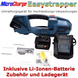 Mit 14,4V Lithium-Ionen-Wechselakku, 230V-Netzladegerät und Werkzeug.