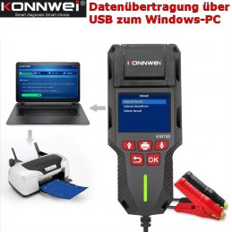 Umfangreiche Möglichkeiten zur Datenübertragung, einschließlich Firmware-Updates vom Hersteller über Internet