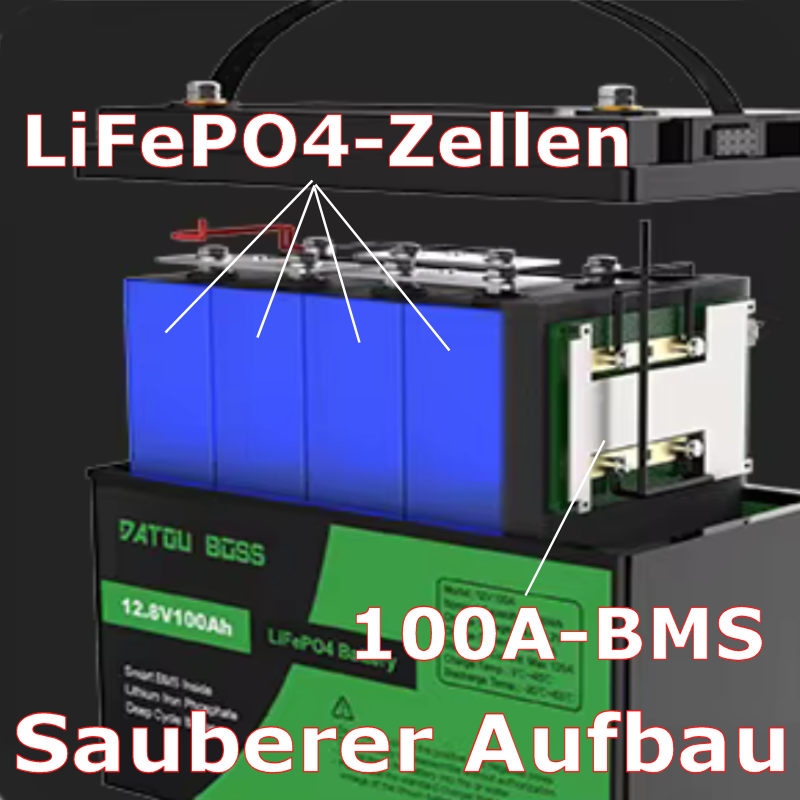 Ab EUR 167,98: Meine günstigste 12V/100Ah LFP-Batterie Steuersatz 0% ...