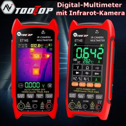 Das Tooltop ET14S: Extrem preisgünstiges DMM mit Wärmebild-Kamera