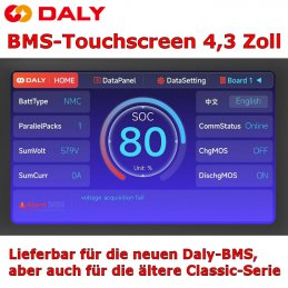 Daly 4,3Zoll-Touchscreen für Smart-BMS