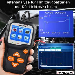 KONNWEI KW650 Batterie-Analysator