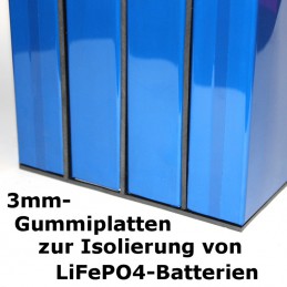 Satz 3mm NBR-Gummiplatten für LiFePO4-Akkus