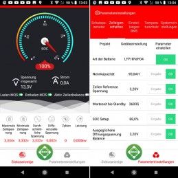 Daly Smartfon-App für Android und iOS