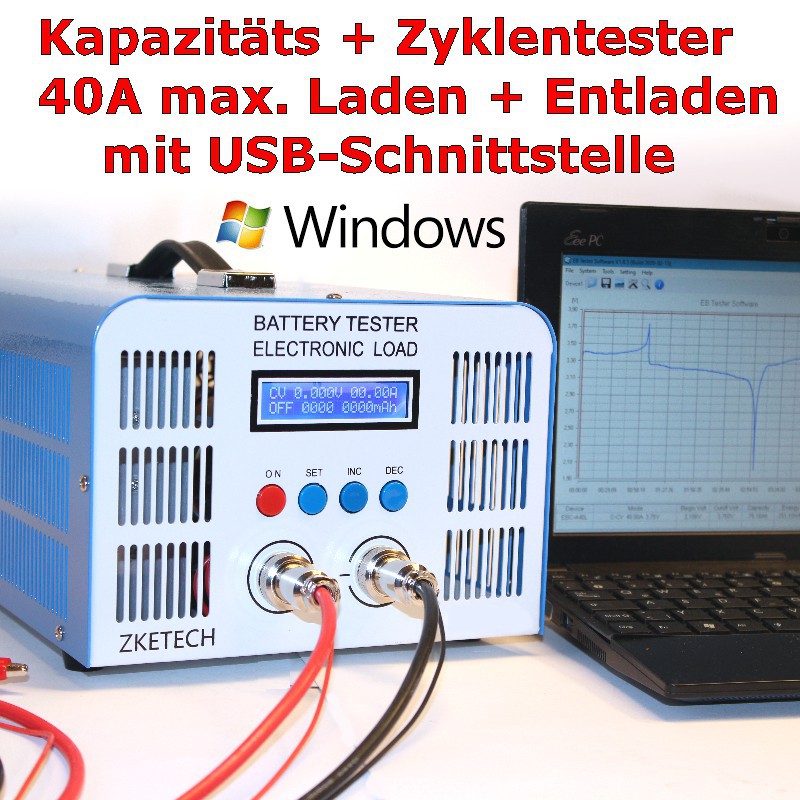 Inklusiv USB-Schnittstelle und Windows-Software