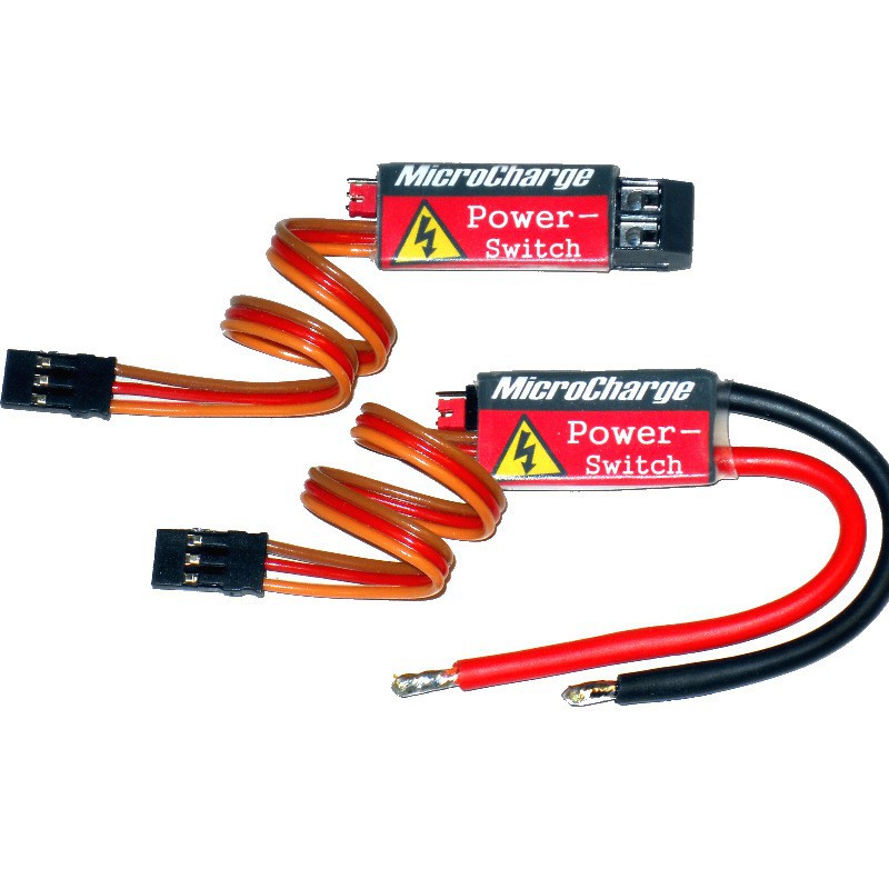 MicroCharge Power-Switch mit Schraubklemmen und mit Anschlusskabeln MicroCharge Power-Switch mit Schraubklemmen und mit Anschlusskabeln