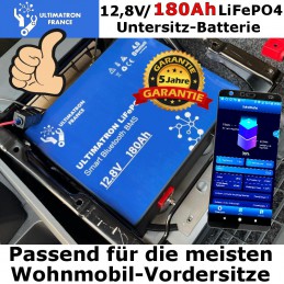 Die Ultimatron-Untersitzbatterie 12,8V/180Ah: Flach, stark und preiswert!
