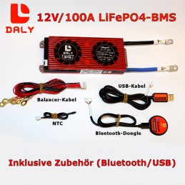 Daly 4S/100A Smart-BMS für LiFePO4-Batterien