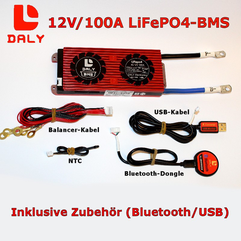 Daly 4S/100A Smart-BMS für LiFePO4-Batterien Daly 4S/100A Smart-BMS für LiFePO4-Batterien