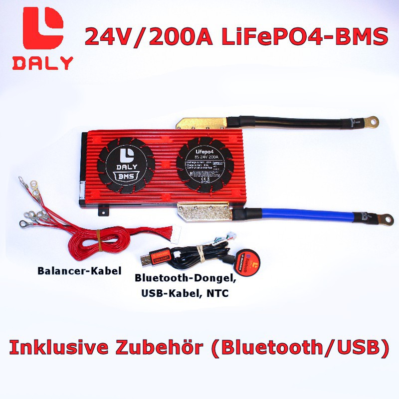 Daly 8S/100A Smart-BMS für LiFePO4-Batterien Daly 8S/100A Smart-BMS für LiFePO4-Batterien