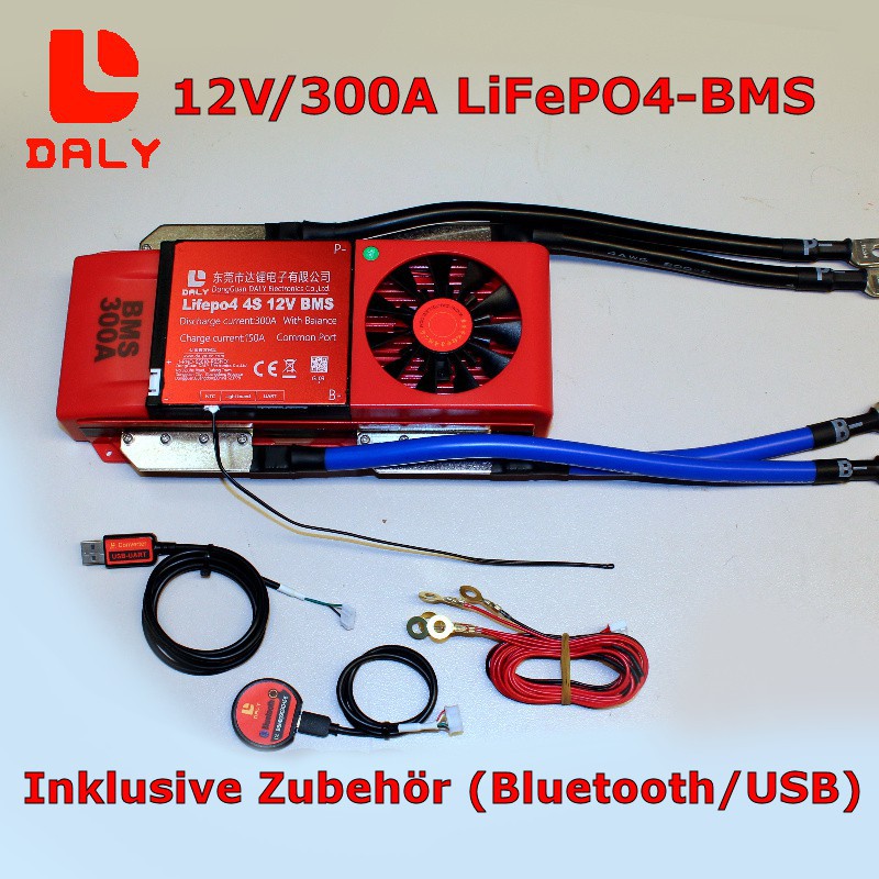 Daly 4S/300A Smart-BMS für LiFePO4-Batterien Daly 4S/300A Smart-BMS für LiFePO4-Batterien