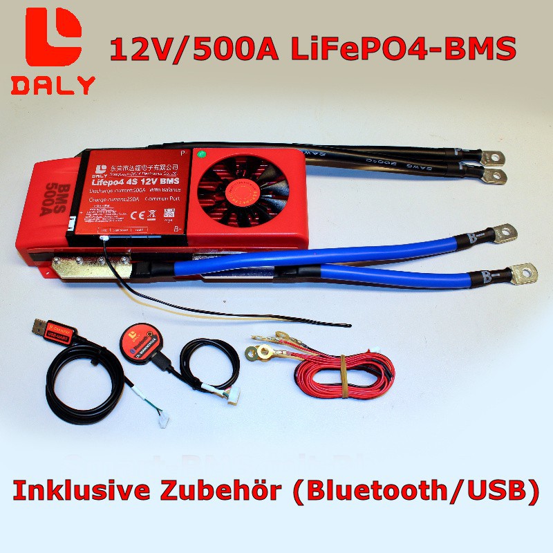 Daly 4S/500A Smart-BMS für LiFePO4-Batterien