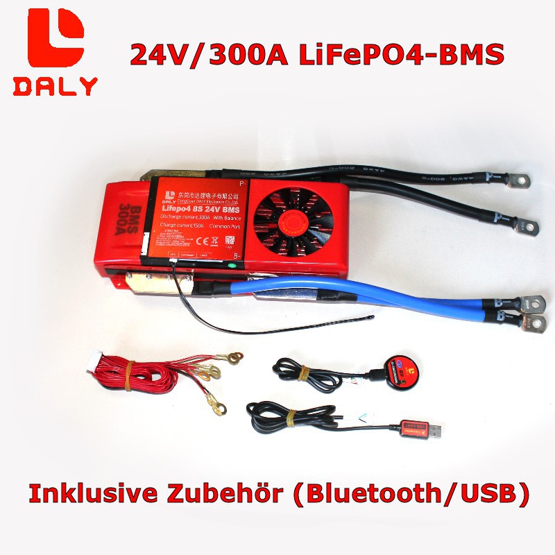 Daly 8S/300A Smart-BMS für LiFePO4-Batterien