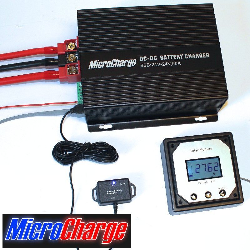 MicroCharge-Ladewandler 12V/60A mit Zubehör MicroCharge-Ladewandler 12V/60A mit Zubehör