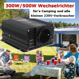 EDECOA Wechselrichter 12v 230v Reiner Sinus Spannungswandler 1000w