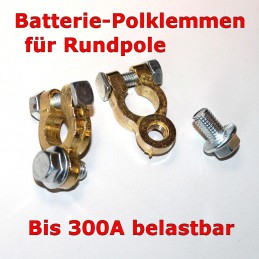 Präzise gearbeitete Polklemmen für Blei- und AGM-Batterien