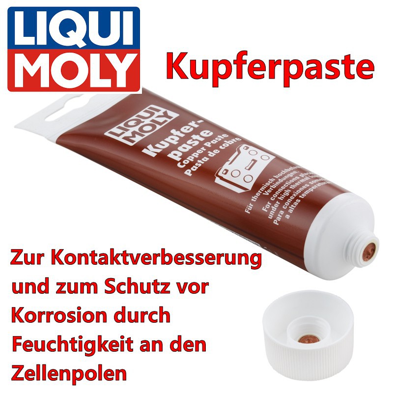 Kupferpaste 500g Kupfer Paste CU 3890003 Schmiermittel Montagepaste  Pinseldose 