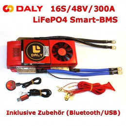 Eins der stärksten Daly-BMS für 16S/48V-LiFePO4-Batterien.