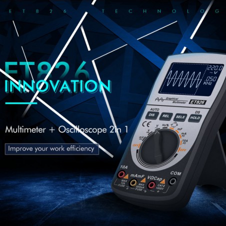 EUR 90,-: Digitalmultimeter mit integriertem Oszilloskop!