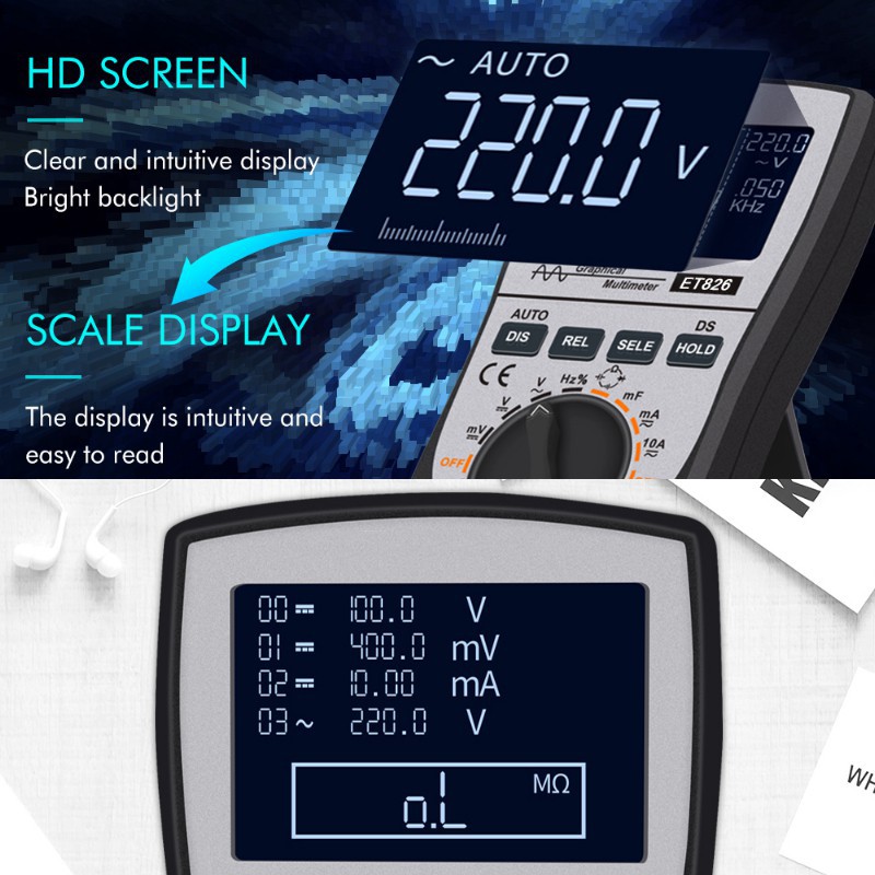 EUR 90,-: Digitalmultimeter mit integriertem Oszilloskop!