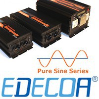 EDECOA PRO Sinus-Wechselrichter bis 3500W - Engineered in Germany. Manufactured in China!